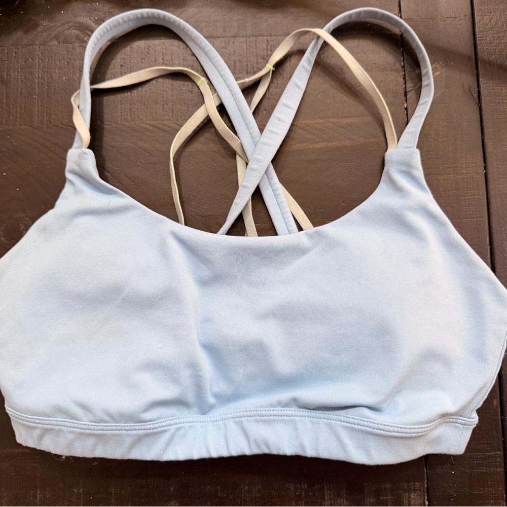 Fabletics Light Blue Sports Bra
